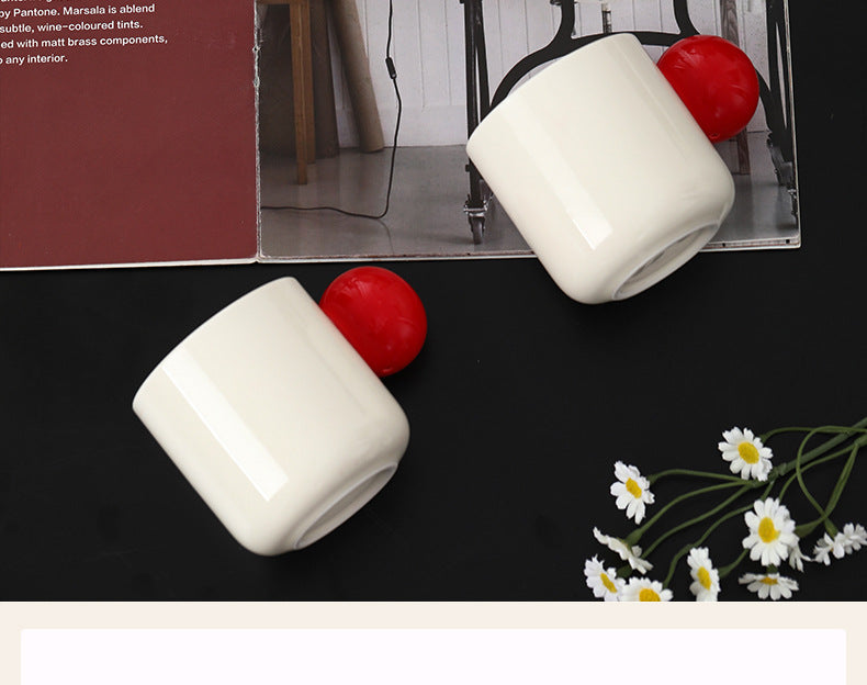 Coffee Cup Dormitory Love Girl Cute Water Glass Office Niche Design Cup Female Birthday Present