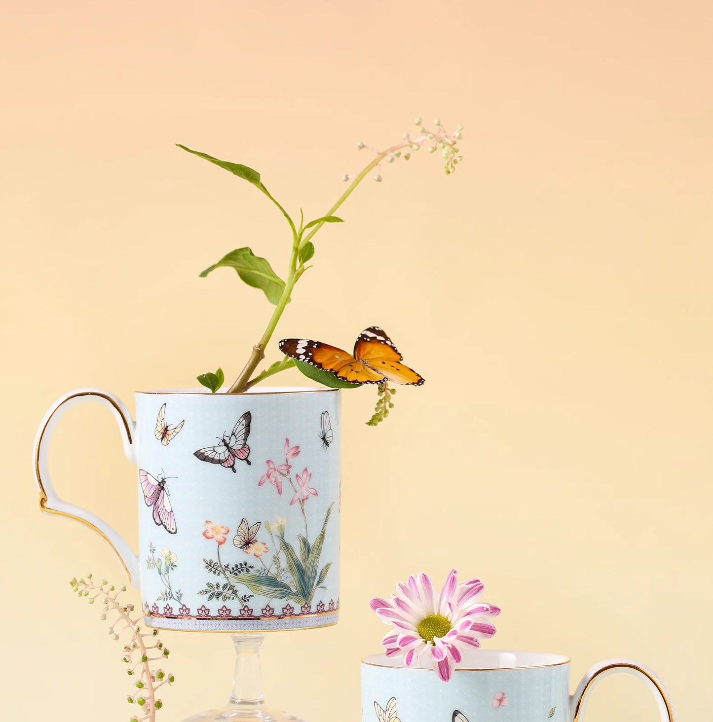 Jingdezhen Ceramic Mug Custom Wedding Gift for Newlyweds, Best Friends, Souvenirs, Birthday Gifts, 38th Anniversary Gifts