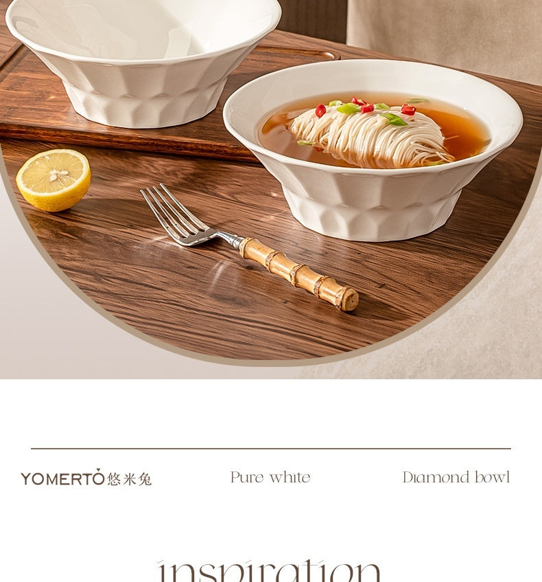 Household ceramic multi-purpose large bowl