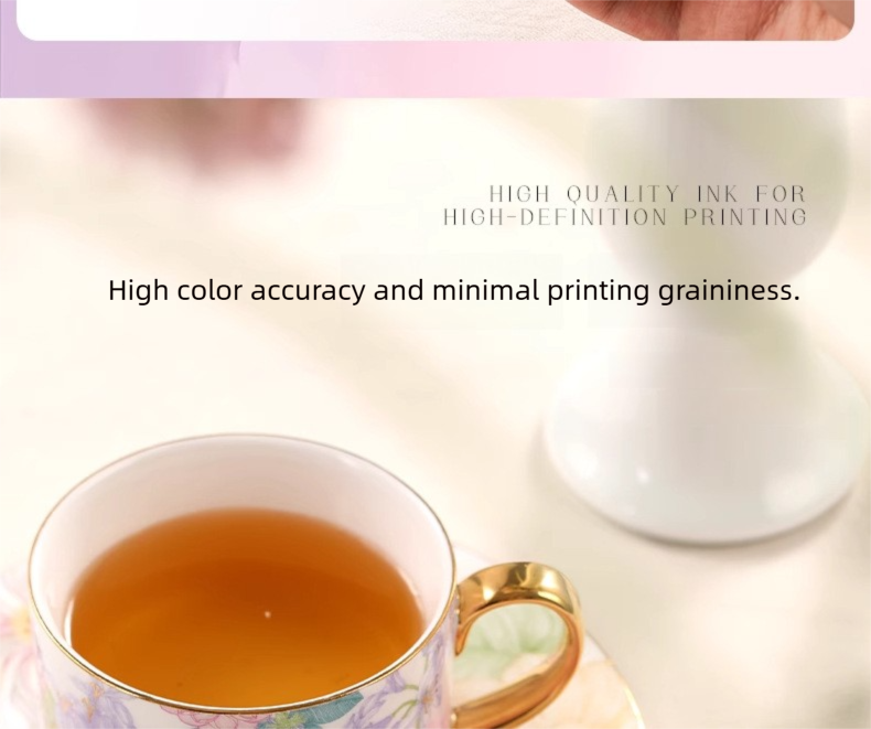 In Stock Jingdezhen Coffee Cup Saucer Refrigerator Magnet National Trend Cultural Creative Refrigerator Magnet Company Daily Gift New Wedding Souvenir
