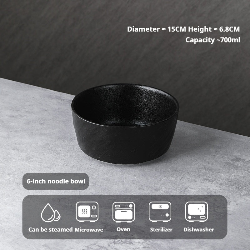 Underglaze Color Tableware Set Source Factory Custom 2024 New High-end Bowl Set Light Luxury Bowl and Plate Set for Home Use