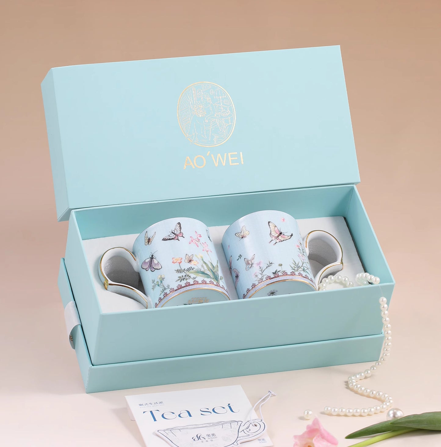 Jingdezhen Ceramic Mug Custom Wedding Gift for Newlyweds, Best Friends, Souvenirs, Birthday Gifts, 38th Anniversary Gifts