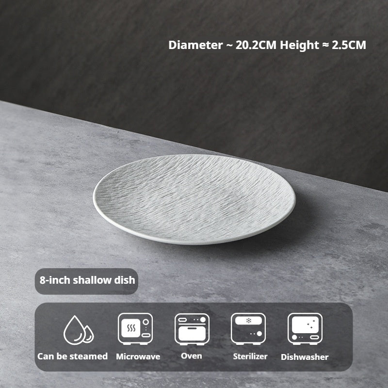 Underglaze Color Tableware Set Source Factory Custom 2024 New High-end Bowl Set Light Luxury Bowl and Plate Set for Home Use