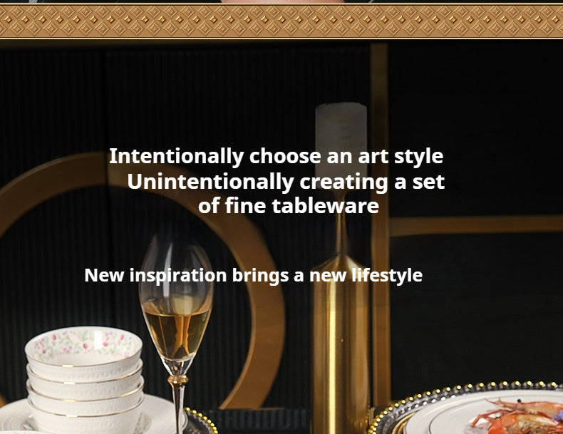 Taipei National Palace Museum Cultural and Creative Jingdezhen Ceramic Tableware Gift Set Custom Housewarming New Home Bowl and Plate Set for Home Use