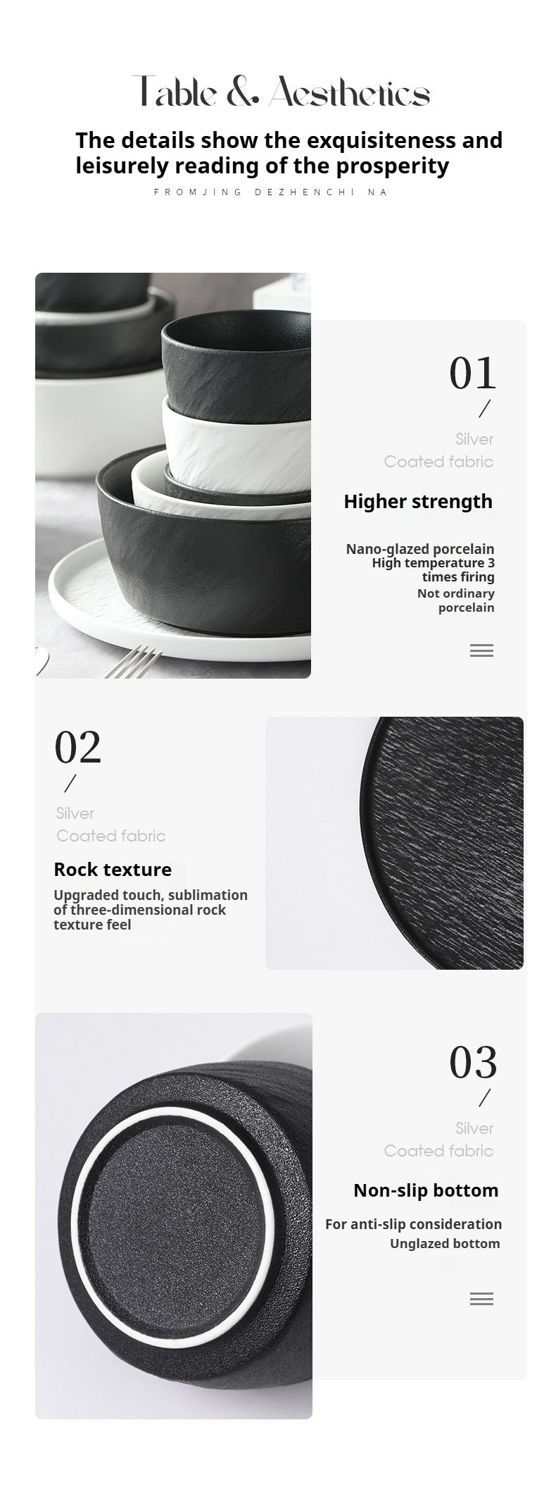 Underglaze Color Tableware Set Source Factory Custom 2024 New High-end Bowl Set Light Luxury Bowl and Plate Set for Home Use