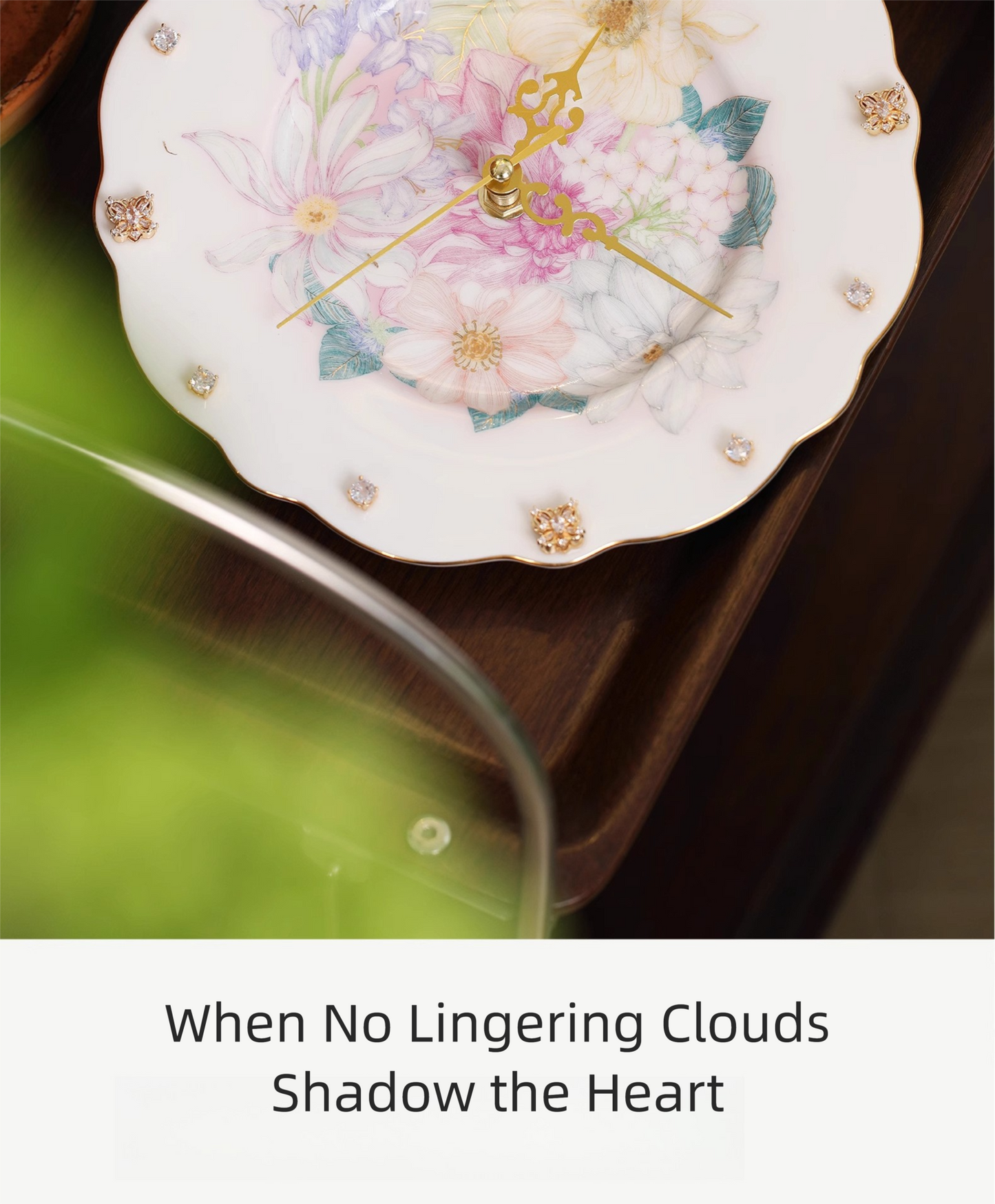 Jingdezhen High-Temperature Ceramic High-End Creative Clock Dial High-Value Birthday Gift Light Luxury Cultural and Creative Gift Souvenir