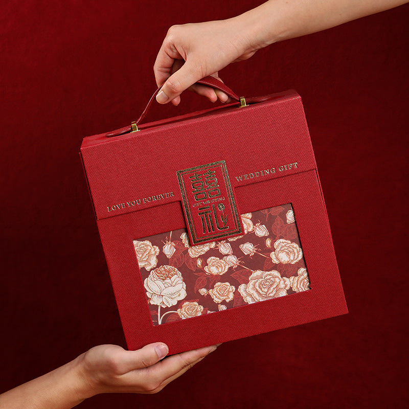 Jingdezhen Ceramic Tableware Gift Custom High-end Festival Gift Box New Year Gift Box Wedding Housewarming Gift Box Customization