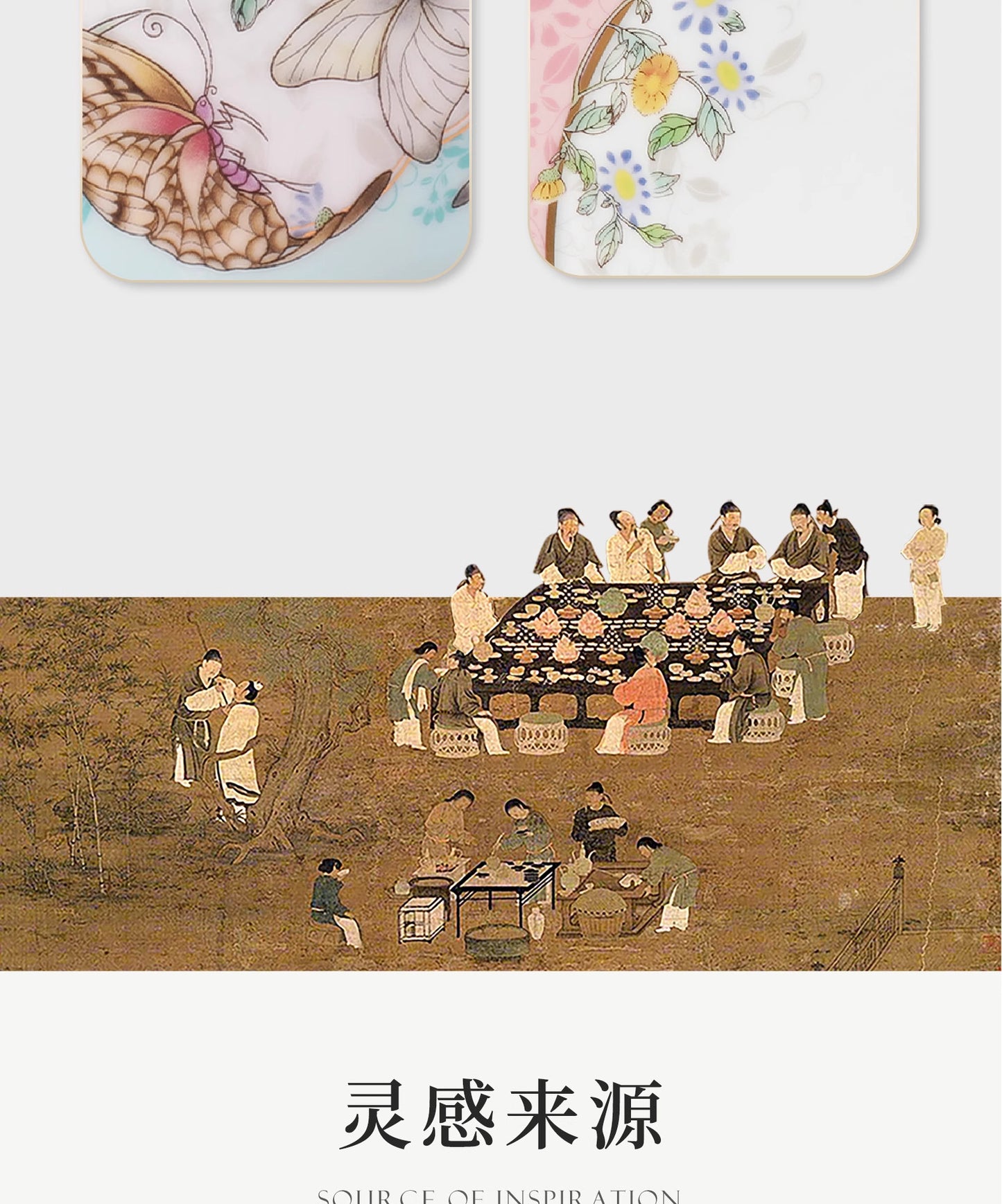 Aowei Afternoon Tea Tableware High White Porcelain Ceramic Covered Bowl Jingdezhen Covered Dim Sum Bowl Household Small Bowl Gift Box Set