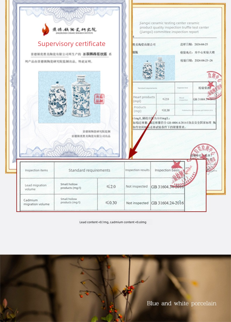 Large Ceramic Vase Manufacturer Light Luxury Blue and White Pastel Craft Porcelain Vase Customization Jingdezhen Decorative Ornament