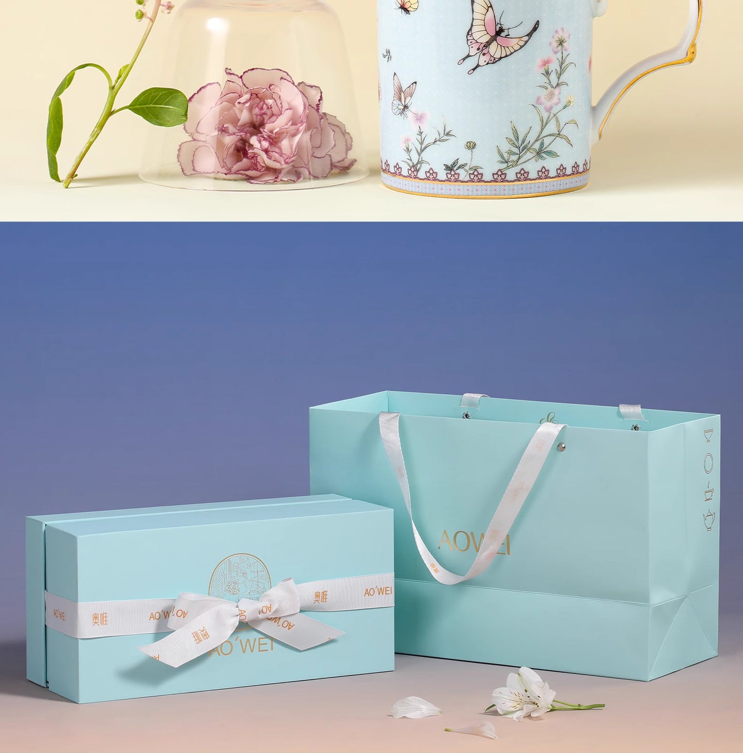 Jingdezhen Ceramic Mug Custom Wedding Gift for Newlyweds, Best Friends, Souvenirs, Birthday Gifts, 38th Anniversary Gifts