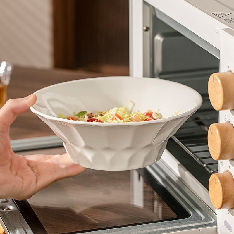 Household ceramic multi-purpose large bowl