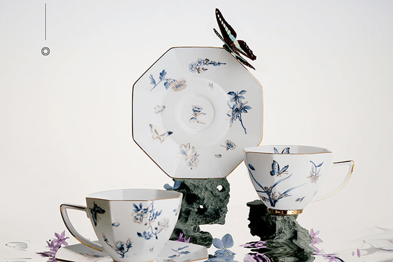 Jingdezhen Ceramic Custom Coffee Cup and Saucer Teacher's Day National Day Gift for Best Friend Wedding Gift Gift Box