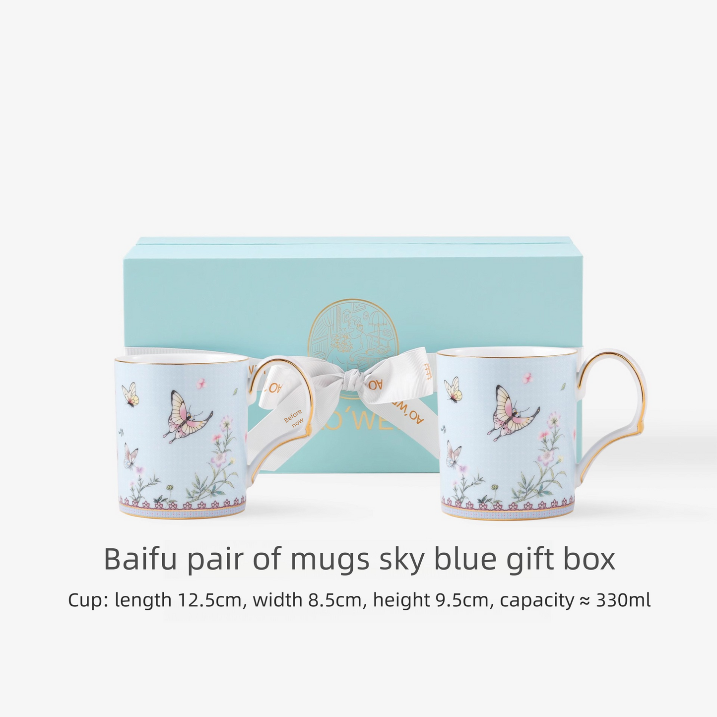 Jingdezhen Ceramic Mug Custom Wedding Gift for Newlyweds, Best Friends, Souvenirs, Birthday Gifts, 38th Anniversary Gifts