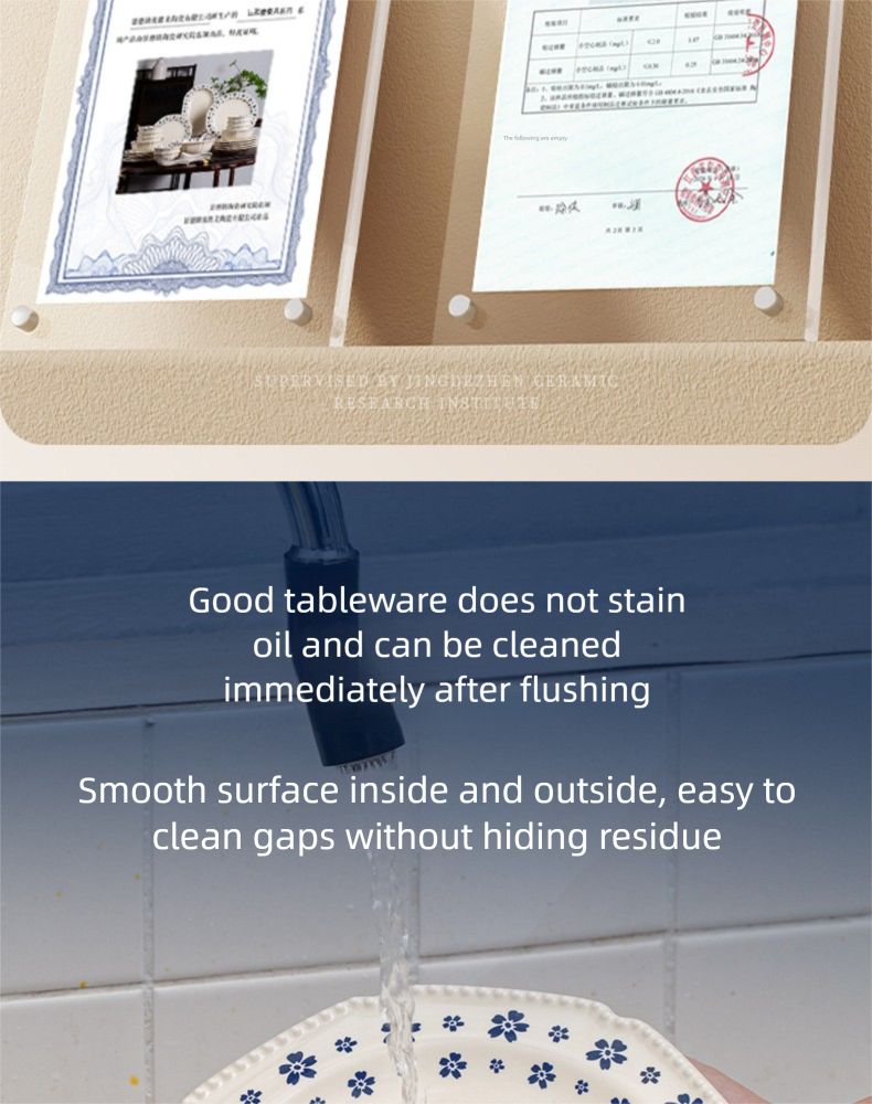 Underglaze Porcelain Tableware Gift Customization Good-looking Dishes Suit Household Tableware Rice Bowl Noodle Bowl Gift Box