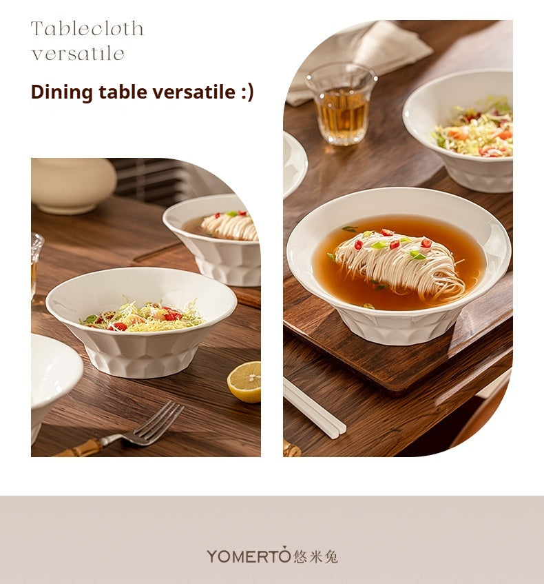 Household ceramic multi-purpose large bowl