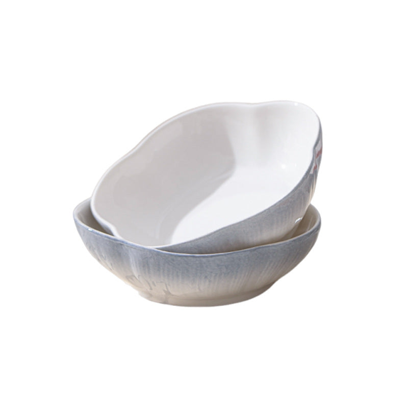 Jingdezhen Ceramic Flavor Plate Custom Home Hot Pot Dipping Sauce Plate Snack Small Plate Dish Plate Pickle Plate Soy Sauce Vinegar Plate