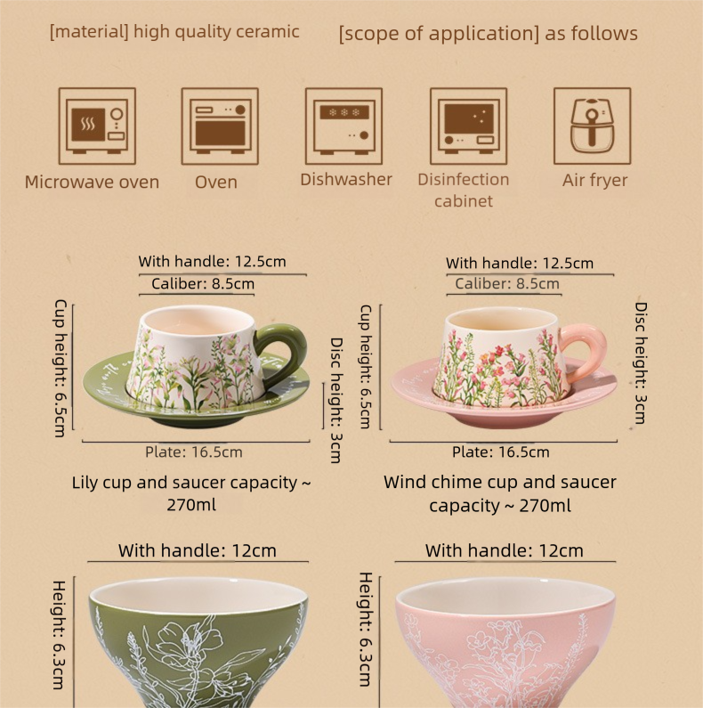 French Ceramic Tableware Set High-Value Bowl Plate Dish Single Person Dining Set Housewarming Gift Wedding Gift Souvenir