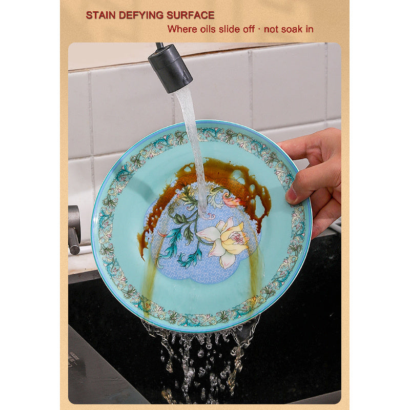 Forbidden City Cultural and Creative Series Jingdezhen Ceramic Tableware Gift Set Customized Chinese Style High-Value Bowl and Plate Set for Home Use