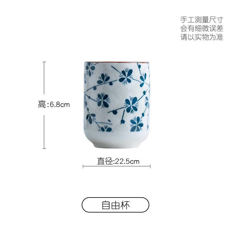 Manufacturer Bowl and Plate Set Household Rice Bowl Single Noodle Bowl Japanese Underglaze Color Soup Bowl Ceramic Bowl Plate Tableware Dish