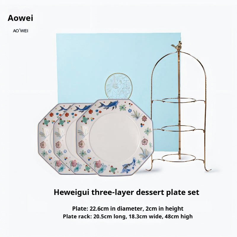 Jingdezhen Ceramic Custom Cup Saucer Teapot Teacup Afternoon Tea Set Housewarming Gift Coffee Cup Set Gift Box
