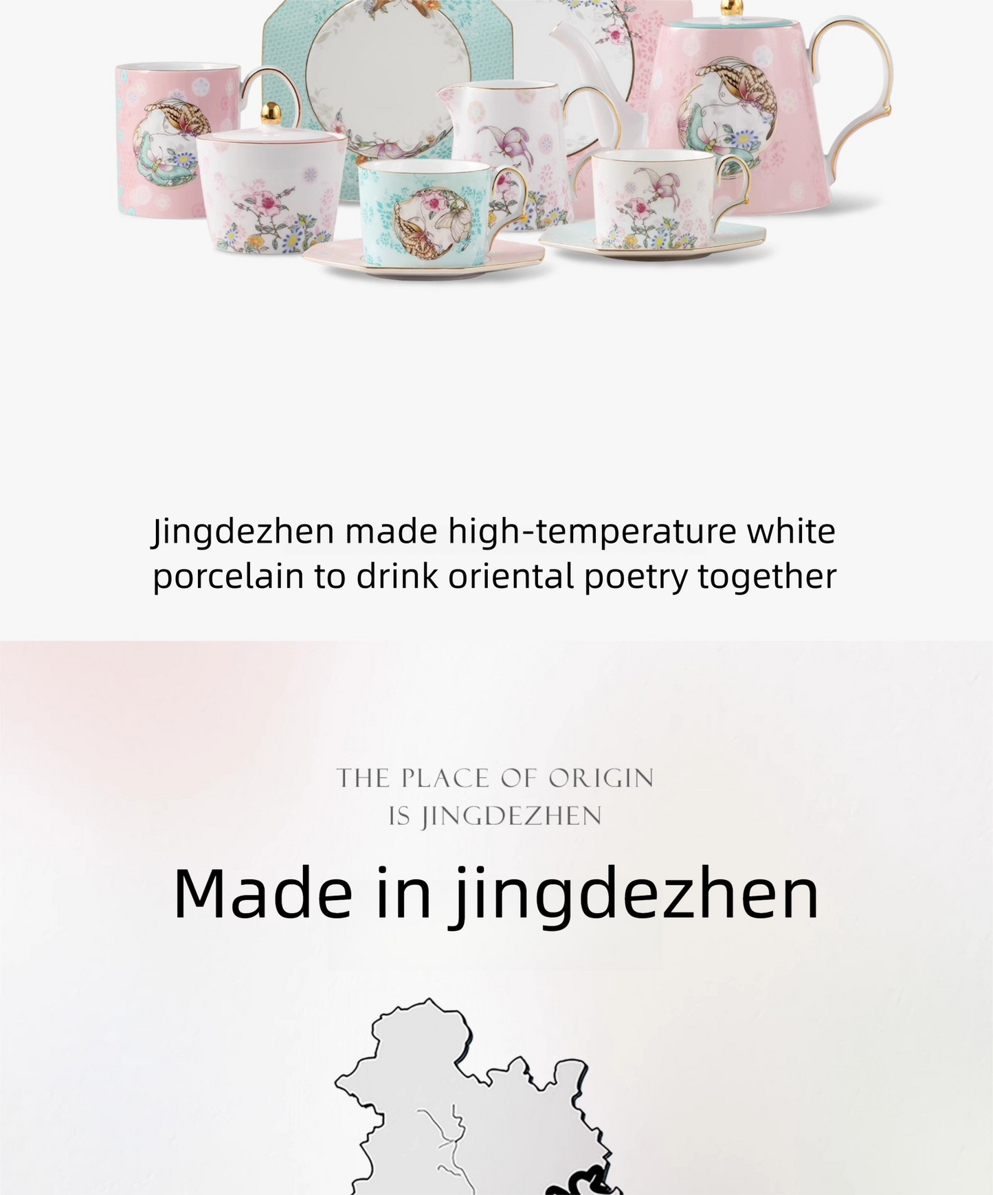 Aowei Afternoon Tea Tableware High White Porcelain Ceramic Covered Bowl Jingdezhen Covered Dim Sum Bowl Household Small Bowl Gift Box Set