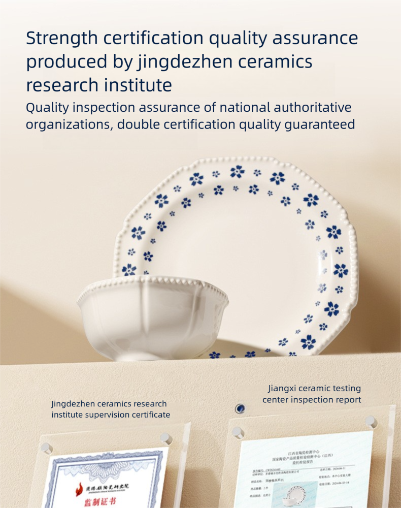 Underglaze Porcelain Tableware Gift Customization Good-looking Dishes Suit Household Tableware Rice Bowl Noodle Bowl Gift Box