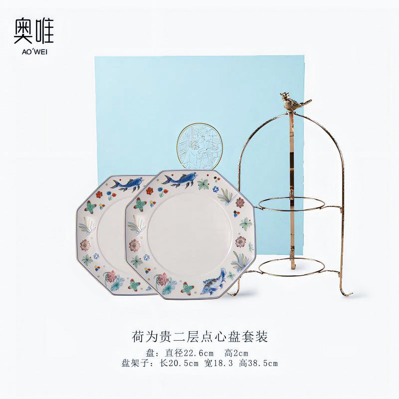Jingdezhen Ceramic Custom Cup Saucer Teapot Teacup Afternoon Tea Set Housewarming Gift Coffee Cup Set Gift Box