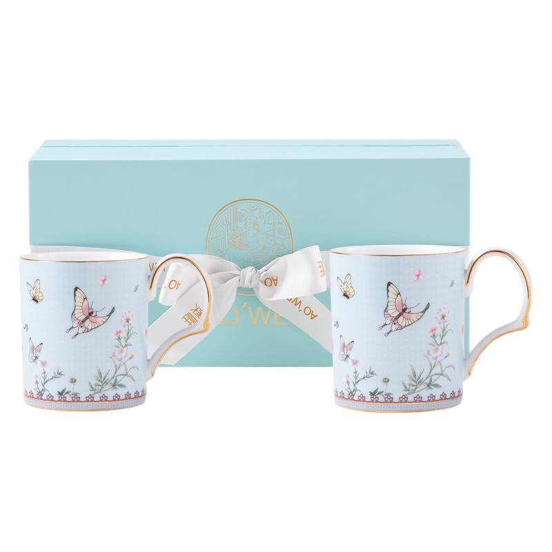 Jingdezhen Ceramic Mug Custom Wedding Gift for Newlyweds, Best Friends, Souvenirs, Birthday Gifts, 38th Anniversary Gifts