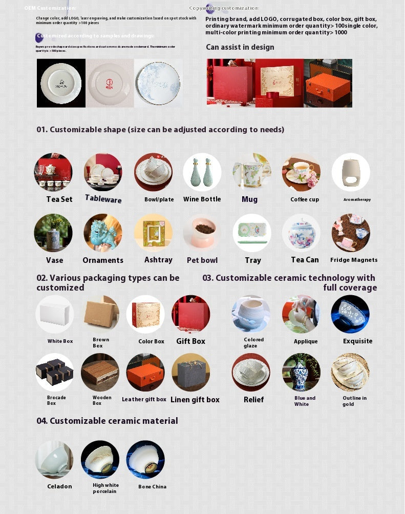 High-end Bowl and Plate Tableware Ceramic Wedding Gift for Bride Red Bowl Plate Chopstick Set Housewarming New Home Wedding Gift Box