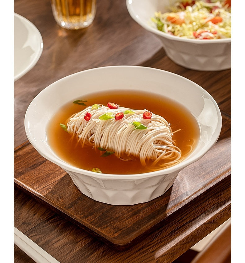 Household ceramic multi-purpose large bowl