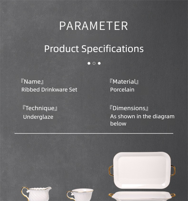 Jingdezhen Porcelain Coffee Cup & Saucer Set / Luxury Gift Box