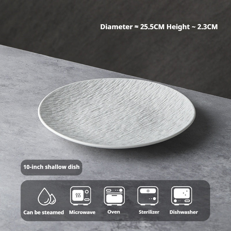 Underglaze Color Tableware Set Source Factory Custom 2024 New High-end Bowl Set Light Luxury Bowl and Plate Set for Home Use