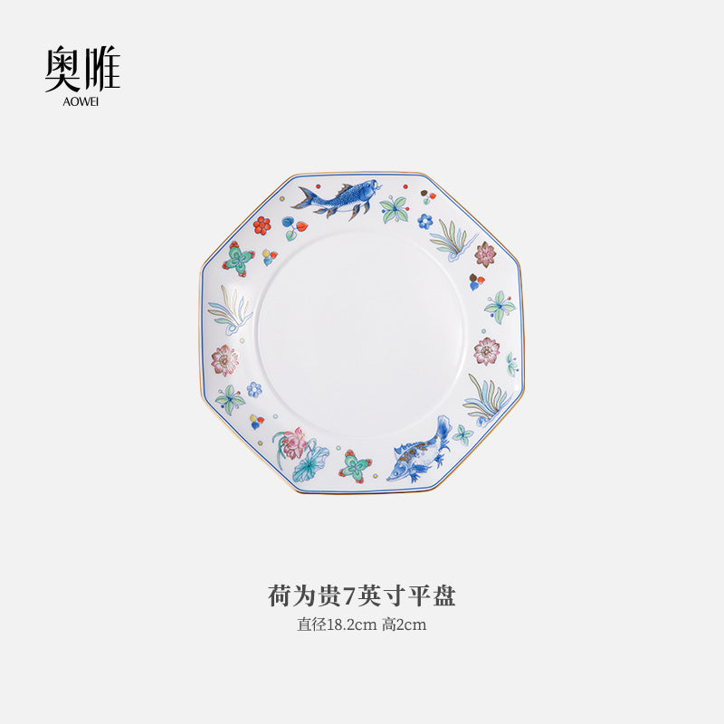 Jingdezhen Ceramic Custom Cup Saucer Teapot Teacup Afternoon Tea Set Housewarming Gift Coffee Cup Set Gift Box