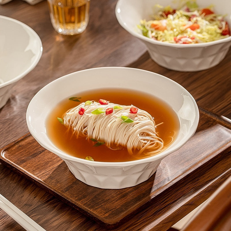 Household ceramic multi-purpose large bowl