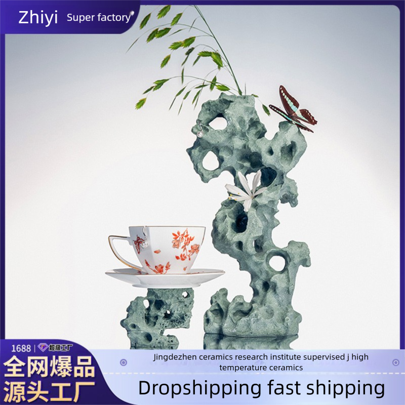 Jingdezhen Ceramic Custom Coffee Cup and Saucer Teacher's Day National Day Gift for Best Friend Wedding Gift Gift Box