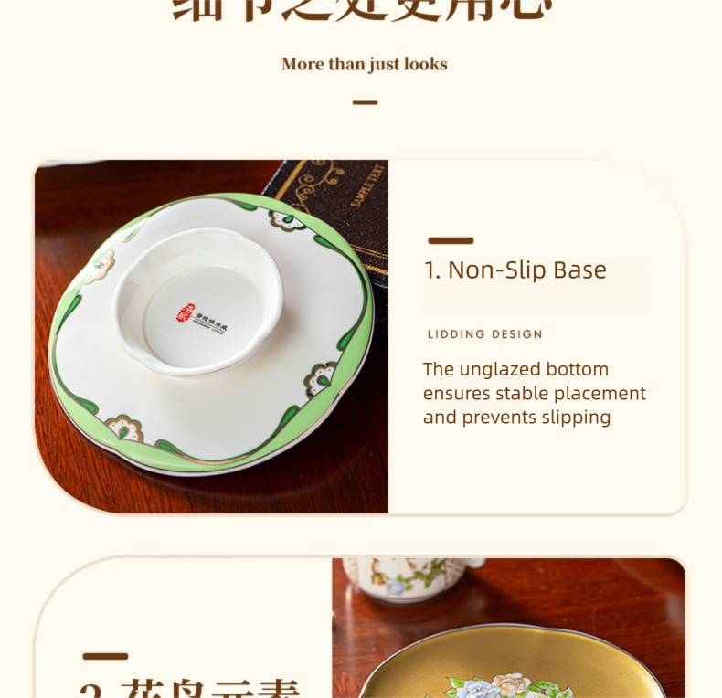 Qinsehe Ming Bone China Light Luxury Ceramic High-end Afternoon Tea Coffee Cup Set with Cup Saucer Wholesale Gift