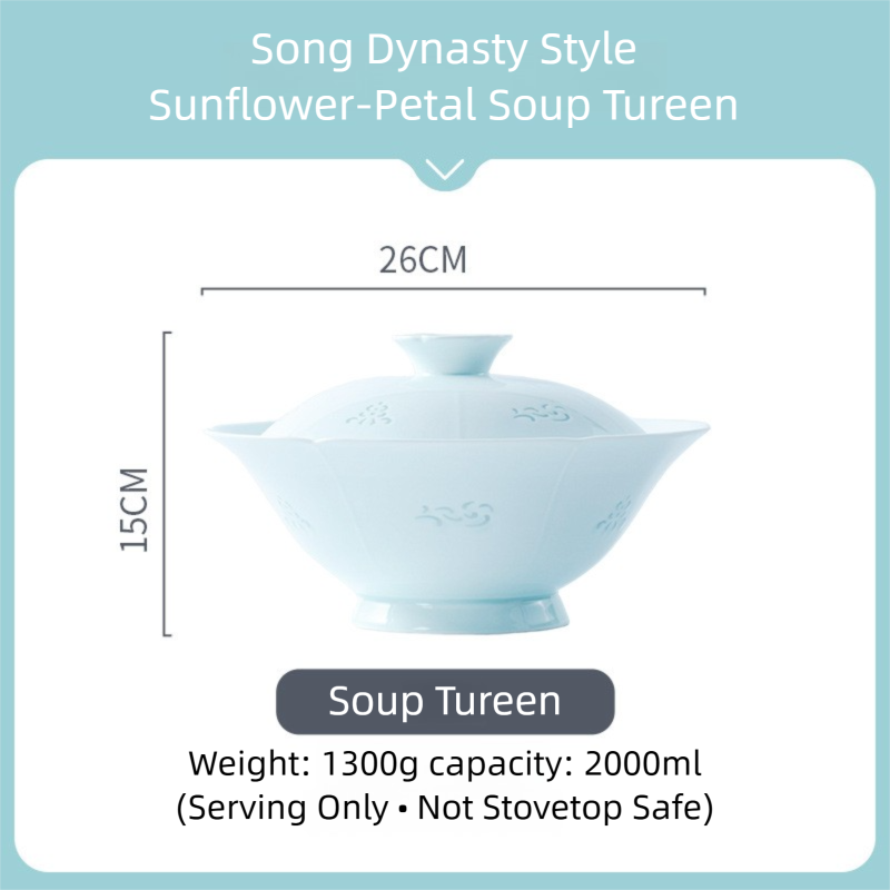 Jingdezhen Celadon Exquisite Tableware Custom Gift Set Light Luxury Chinese Style Bowl and Plate Set Household Ceramic Bowl and Plate Set