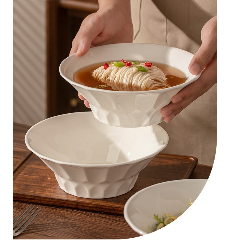 Household ceramic multi-purpose large bowl