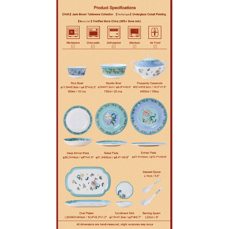 Forbidden City Cultural and Creative Series Jingdezhen Ceramic Tableware Gift Set Customized Chinese Style High-Value Bowl and Plate Set for Home Use
