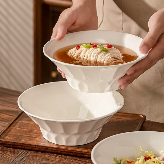 Household ceramic multi-purpose large bowl