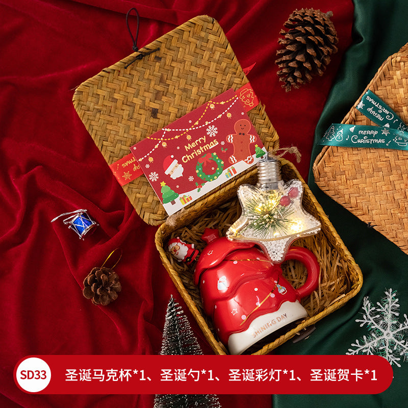 Creative New Year Gift Set, Christmas Gift, Christmas Eve Apple Gift Box, Kindergarten Souvenir, Christmas Mug