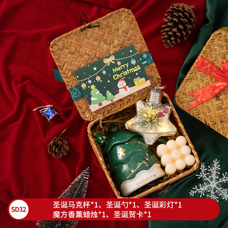 Creative New Year Gift Set, Christmas Gift, Christmas Eve Apple Gift Box, Kindergarten Souvenir, Christmas Mug