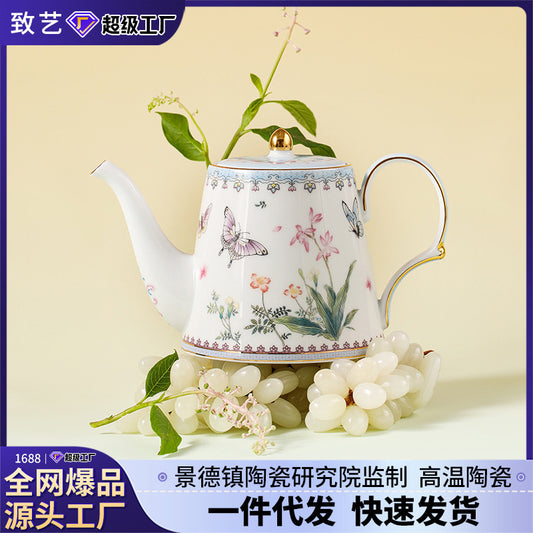 Jingdezhen Ceramic Cup Custom Coffee Cup Saucer Gift High-end Exquisite Afternoon Tea Gift Box for Best Friend Wedding Gift