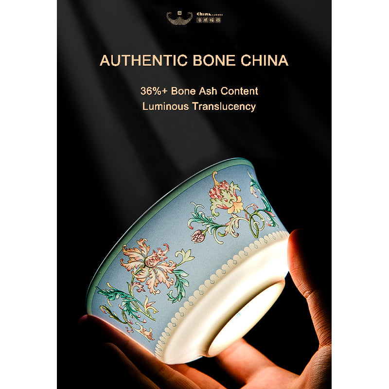 Forbidden City Cultural and Creative Series Jingdezhen Ceramic Tableware Gift Set Customized Chinese Style High-Value Bowl and Plate Set for Home Use