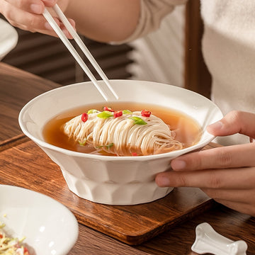 Household ceramic multi-purpose large bowl